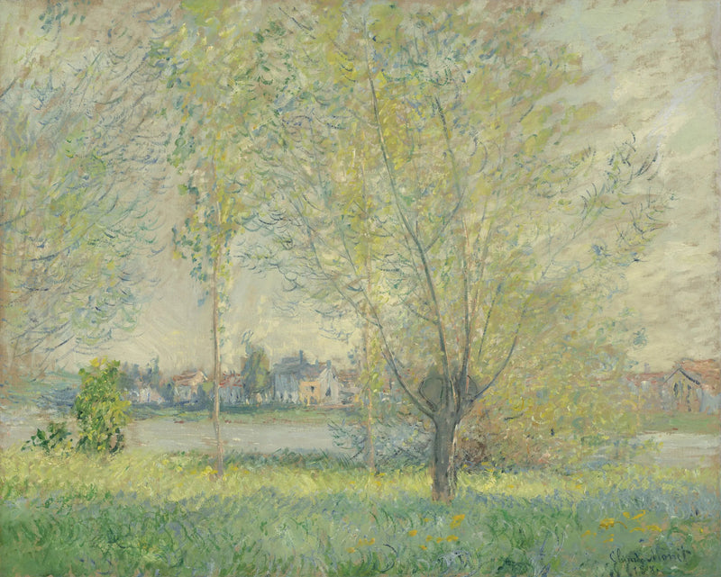 Os Salgueiros - Claude Monet