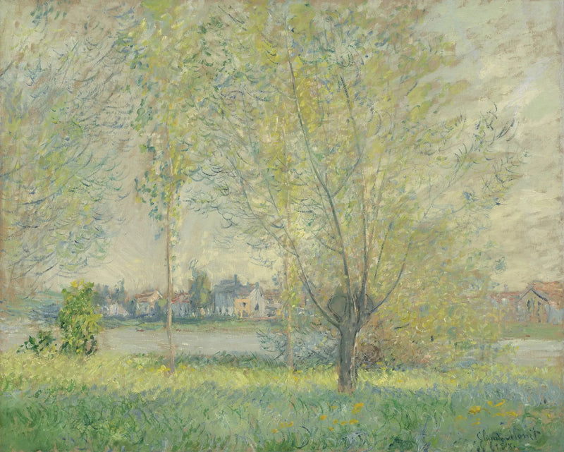 Os Salgueiros - Claude Monet
