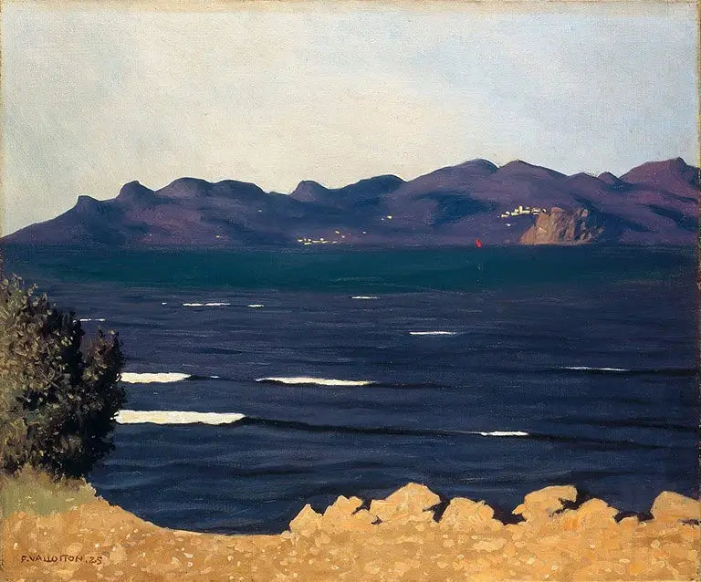 Estérel e a baía de Cannes - Félix Vallotton