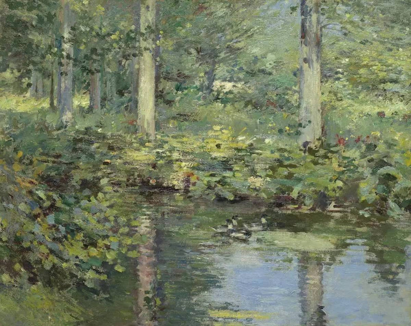 O lago das patinhas - Theodore Robinson