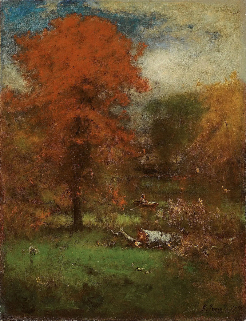O lago do moinho - George Inness