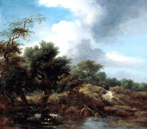 O lago - Jean-Honoré Fragonard