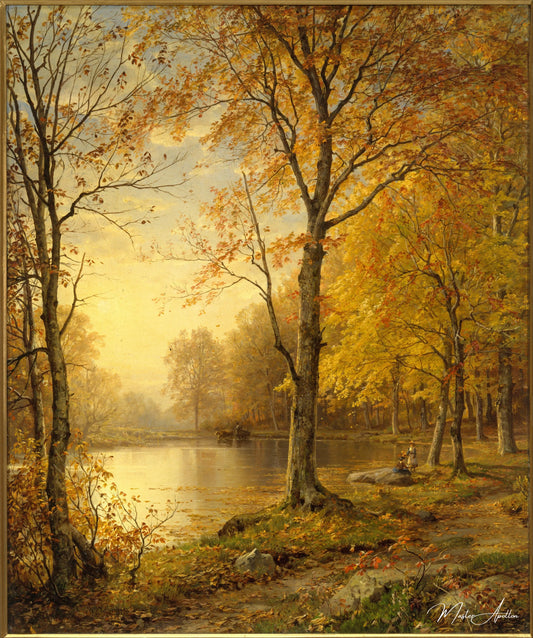 L'été indien - William Trost Richards - Reproductions de tableaux et peintures haut de gamme