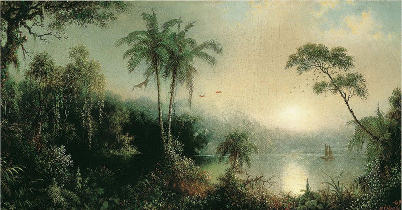 Pôr do sol na Nicarágua - Martin Johnson Heade