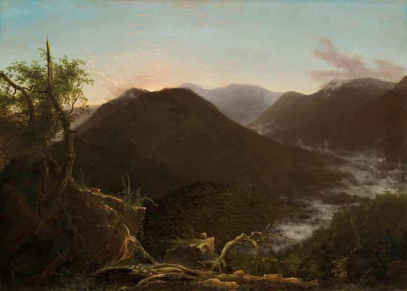Pôr do sol nas Montanhas Catskill - Thomas Cole