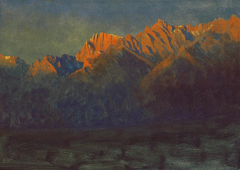 Pôr do sol nas Serras - Albert Bierstadt