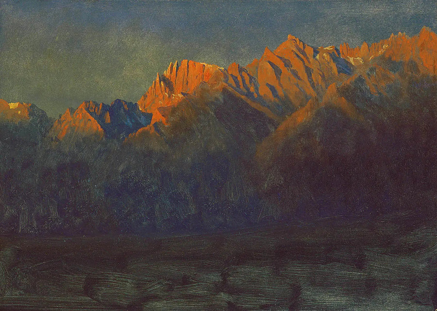 Pôr do sol nas Serras - Albert Bierstadt