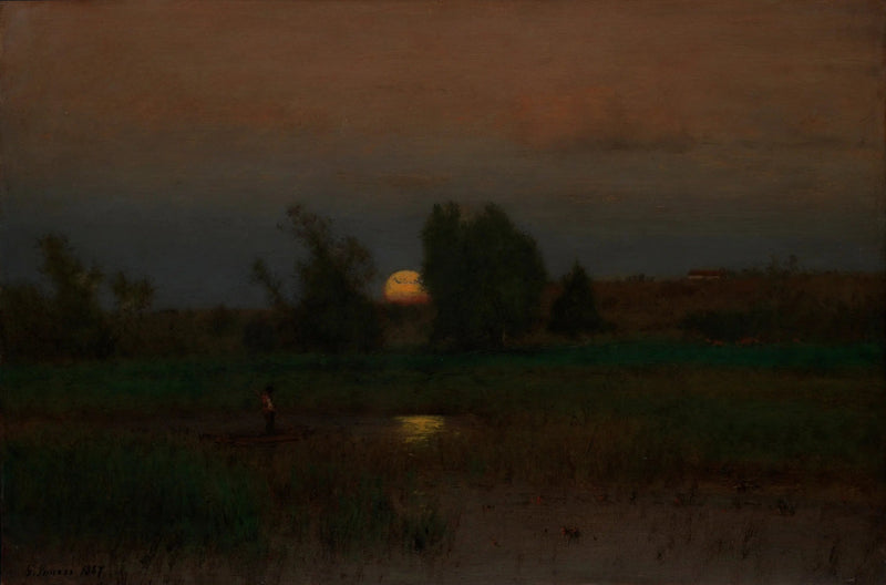 Levantando a Lua - George Inness