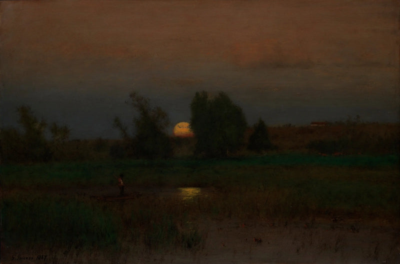 Levantando a Lua - George Inness