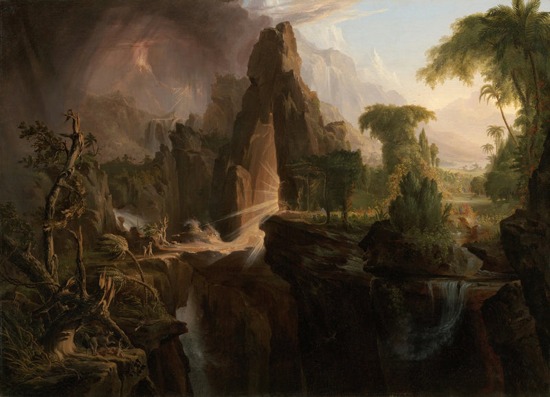A Expulsão do Jardim do Éden - Thomas Cole