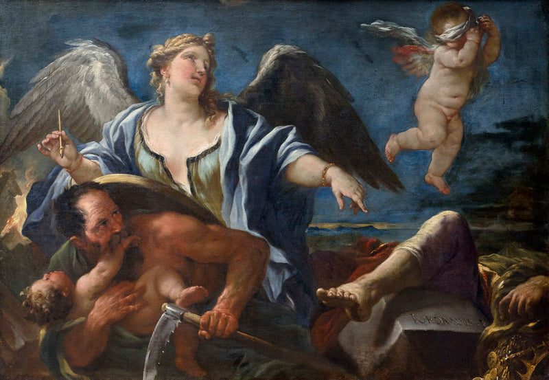A História e o Tempo - Luca Giordano