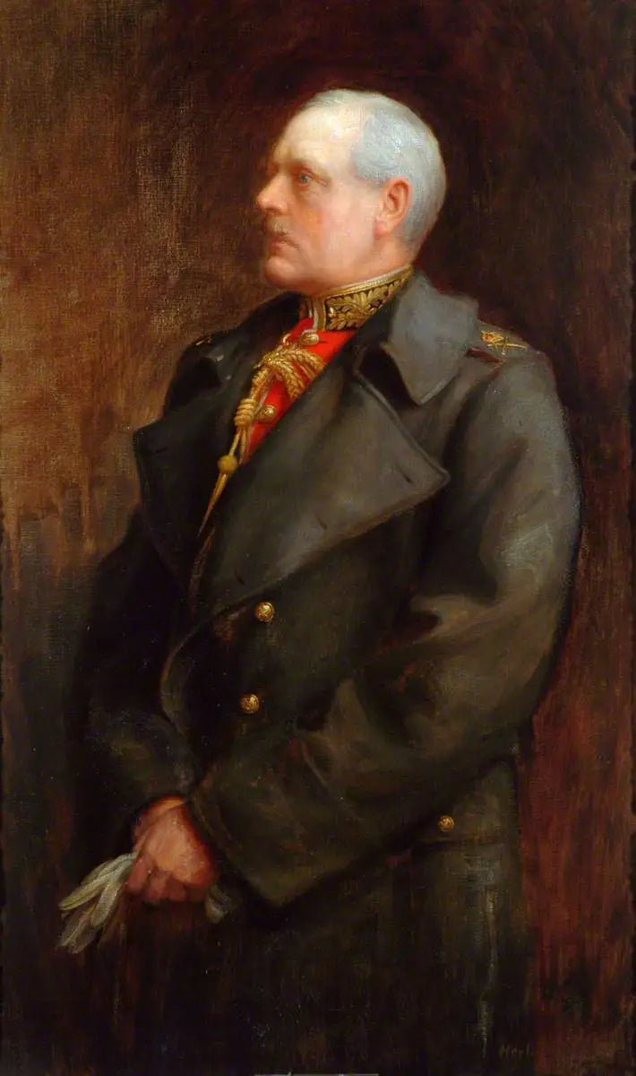 Tenente-general Sir William Edmund Franklyn, KCB, coronel do regimento (1906–1914) - Herbert Draper