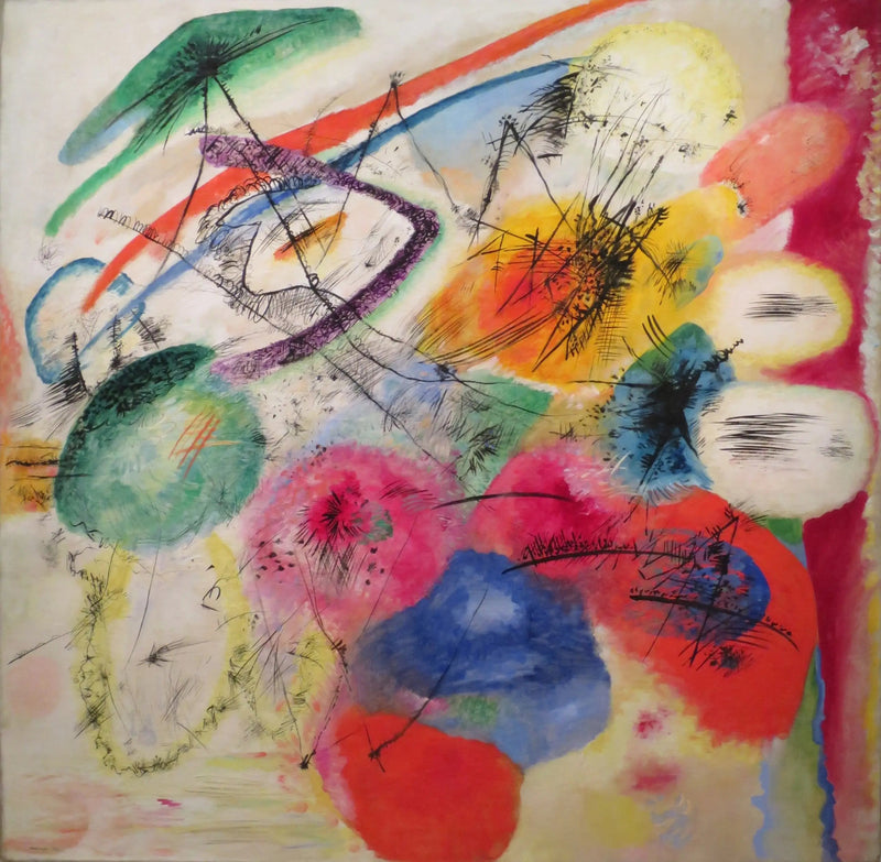 Linhas pretas - Vassily Kandinsky