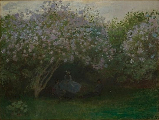 Tempo lilás, cinza W203 - Claude Monet