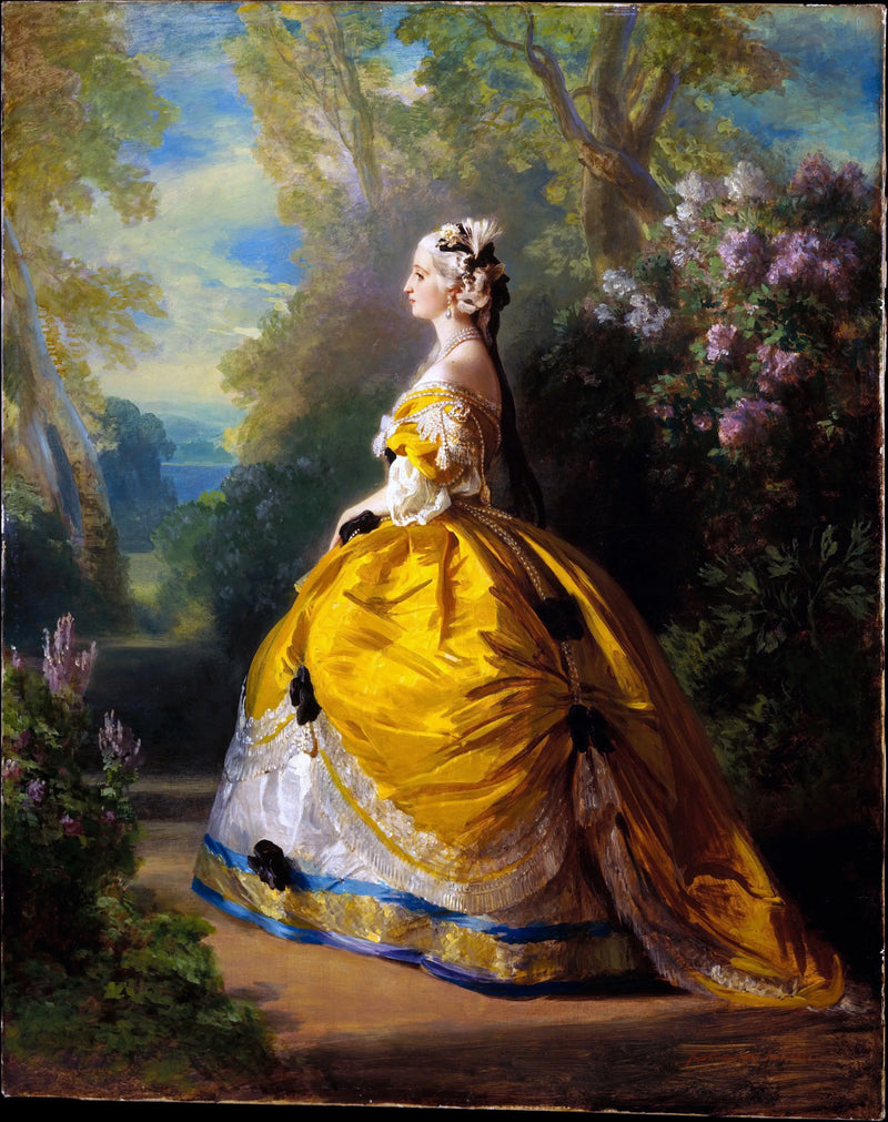 A Imperatriz Eugénie à la Marie-Antoinette - Franz Xaver Winterhalter