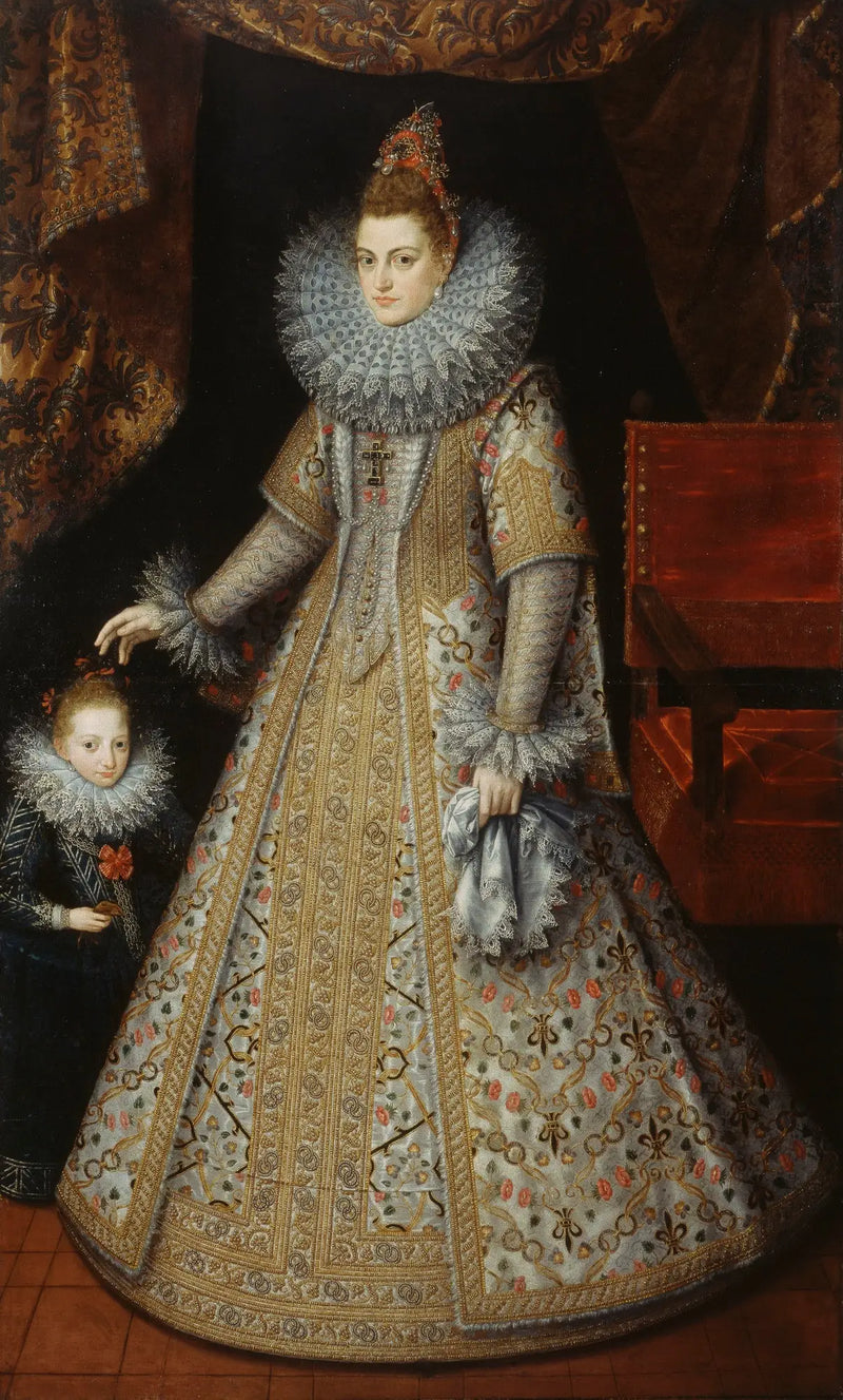 Infanta Isabel Clara Eugenia (1566-1633), arquiduquesa da Áustria - Frans Pourbus, o Jovem