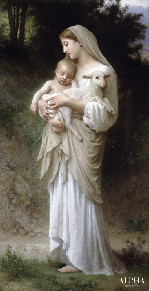 L'innocence - William Bouguereau - Reproductions de tableaux et peintures haut de gamme