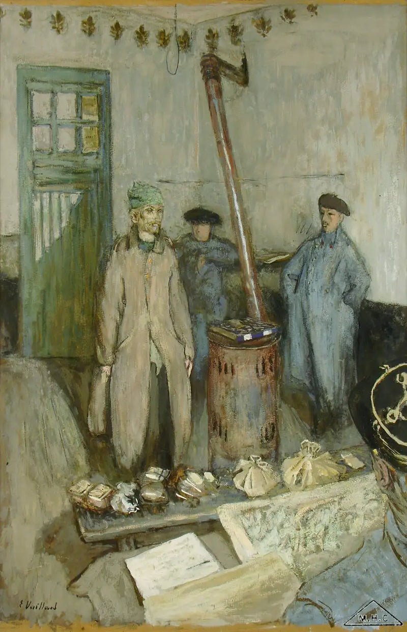 O interrogatório do prisioneiro - Édouard Vuillard