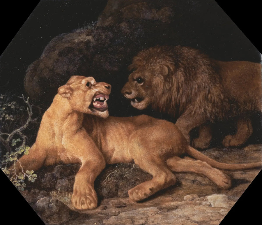 Leão e Leoa - George Stubbs