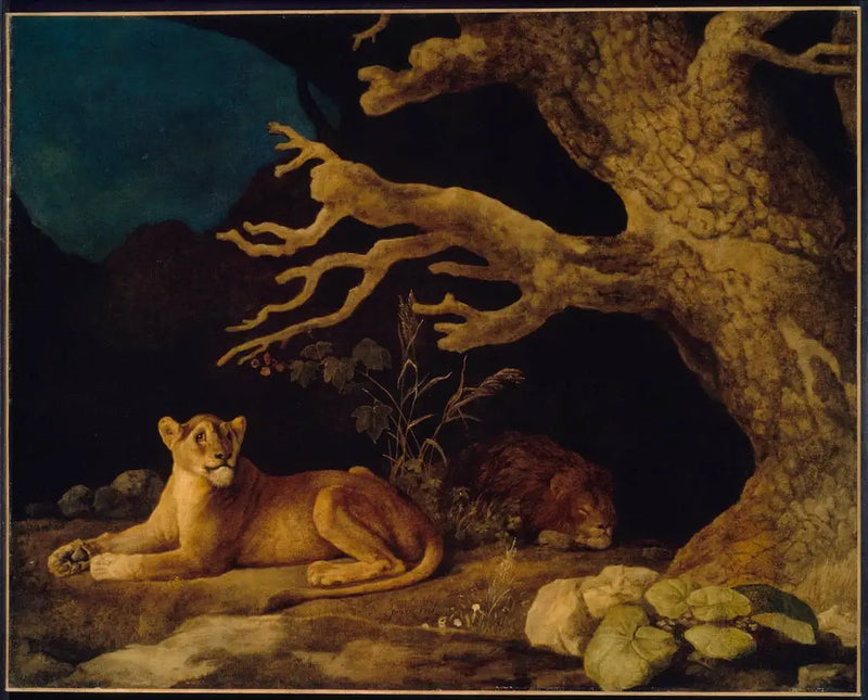 Leão e Leoa - George Stubbs