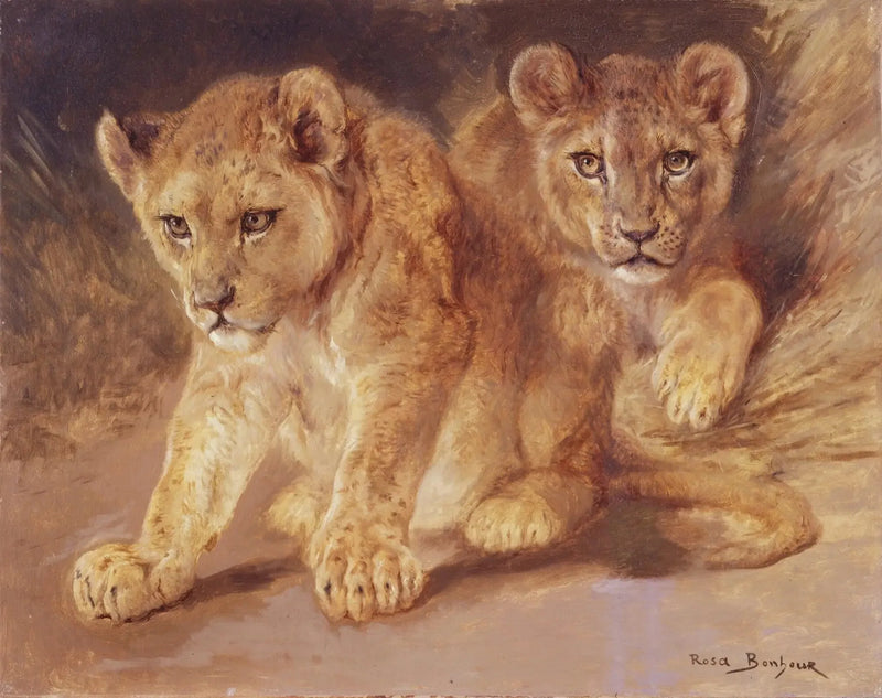 Filhotes de Leão - Rosa Bonheur