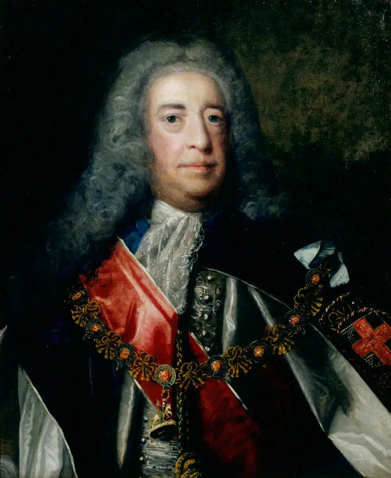 Lionel Cranfield Sackville, 1º duque de Dorset (1688–1765), cortesão - Joshua Reynolds
