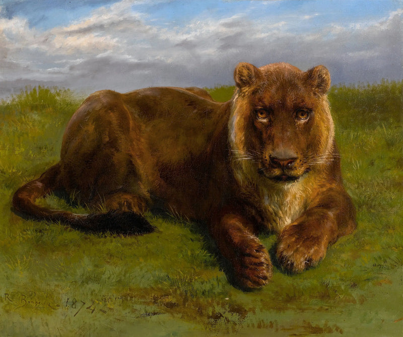 Leoa posando - Rosa Bonheur