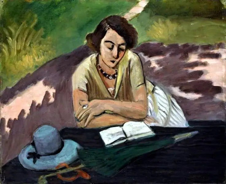 Leitura sob o guarda-sol - Henri Matisse