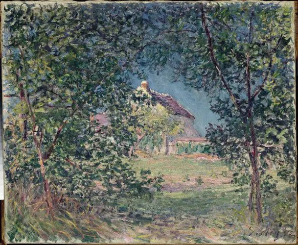 Borda da floresta na primavera - Alfred Sisley