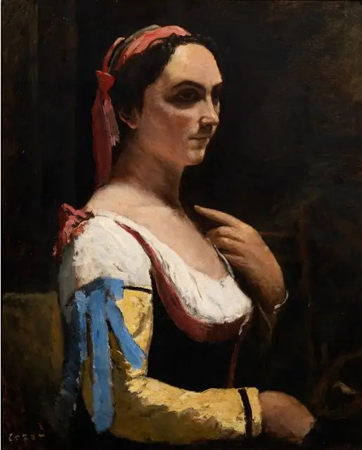A italiana - Jean-Baptiste Camille Corot
