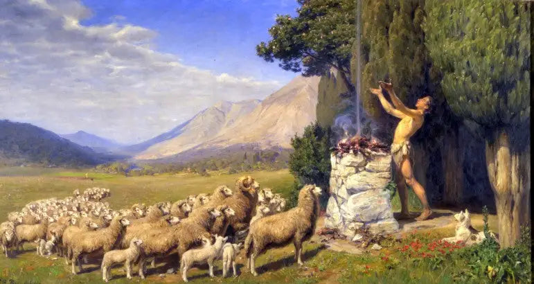 A oferta de Abel - H. A. Brendekilde