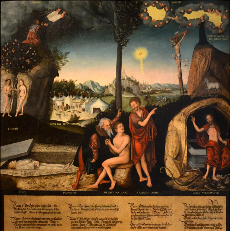 Lei e Evangelho - Lucas Cranach, o Velho