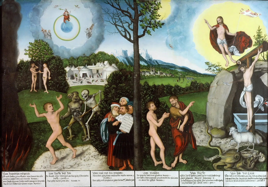 Lei e Evangelho - Lucas Cranach, o Velho