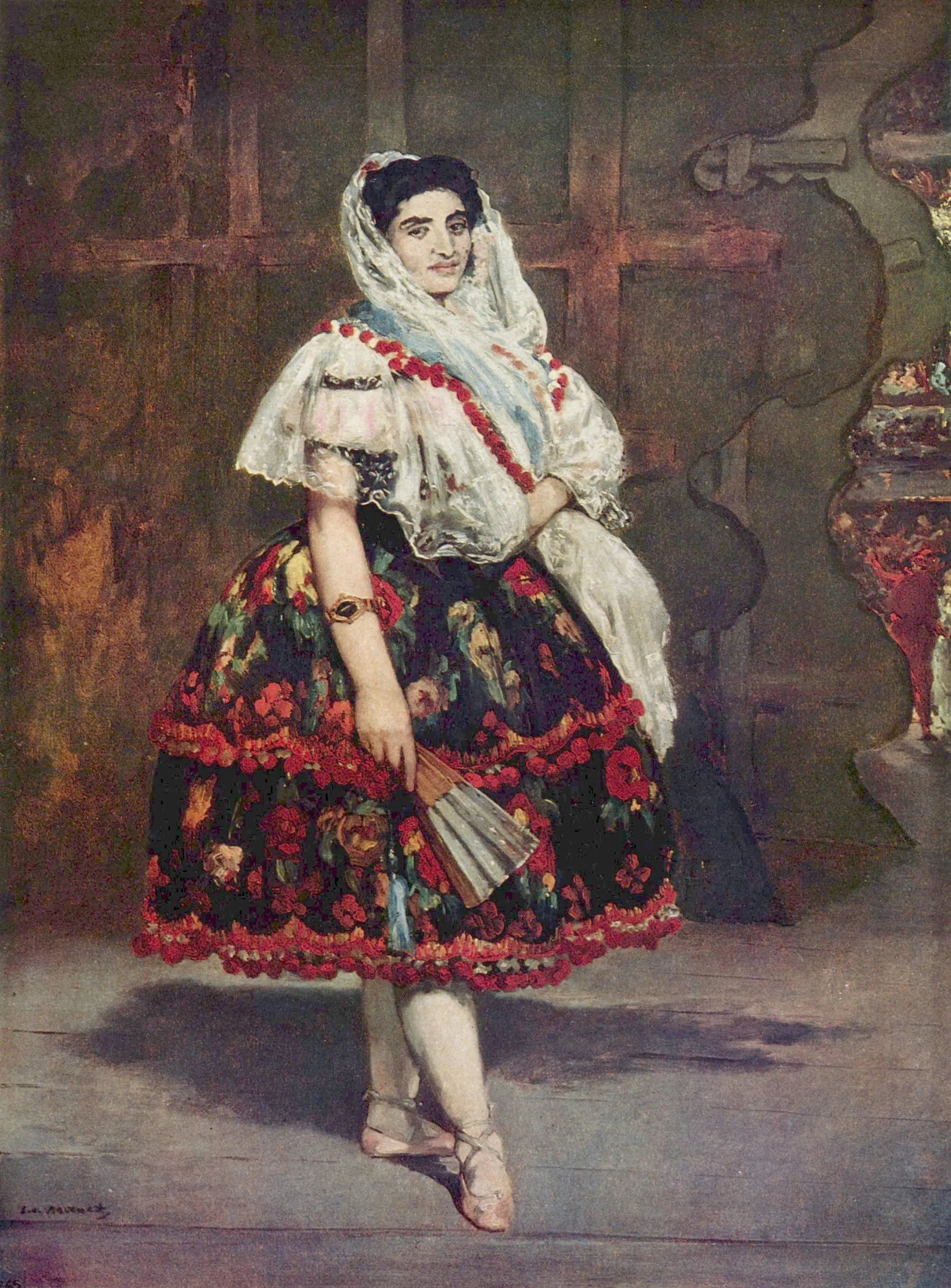 Reproduction du tableau « Lola de Valence - Édouard Manet » par Alpha Reproduction en peinture à l’huile