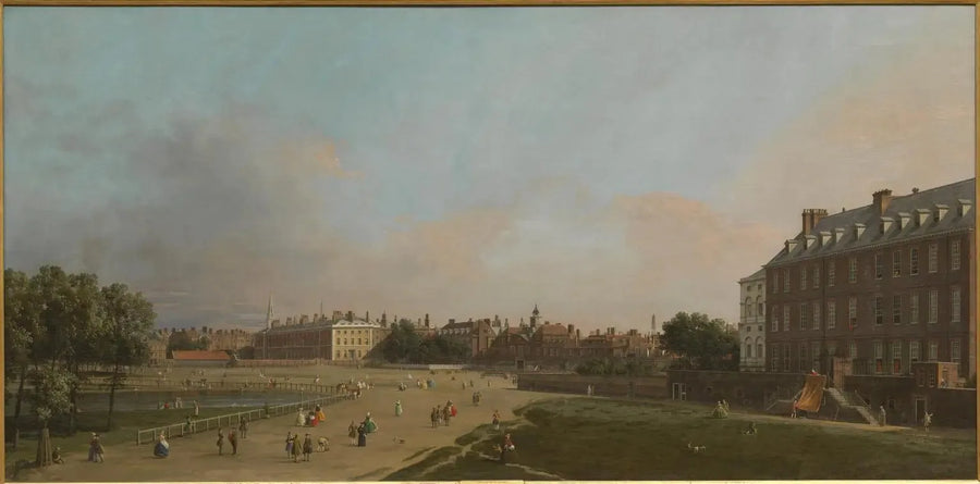 Londres: Old Horse Guards a partir do St James's Park - Canaletto