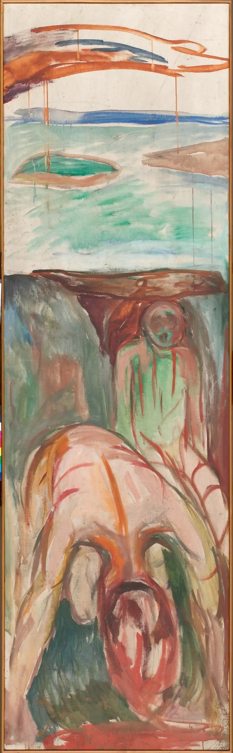A Tempestade: parte média direita - Edvard Munch