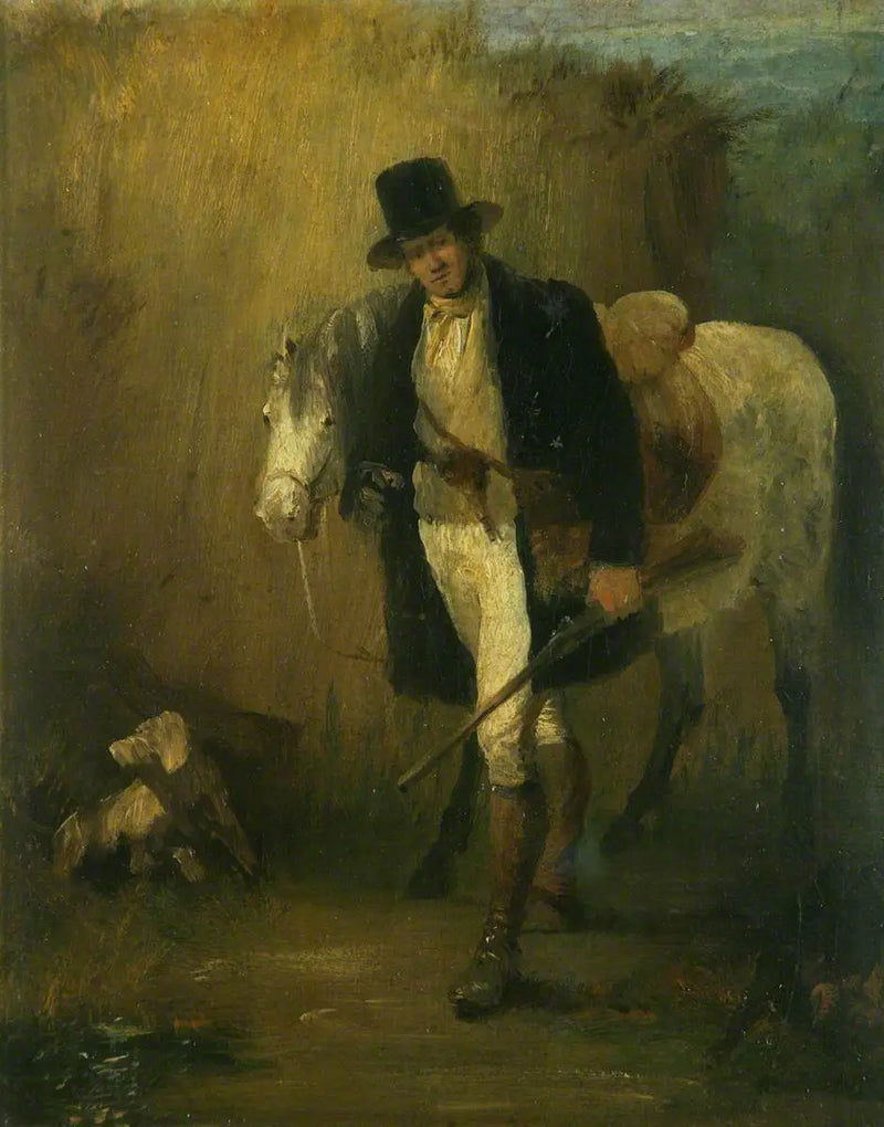 Lord Ellesmere e seu pônei, « Jack » - Edwin Henry Landseer