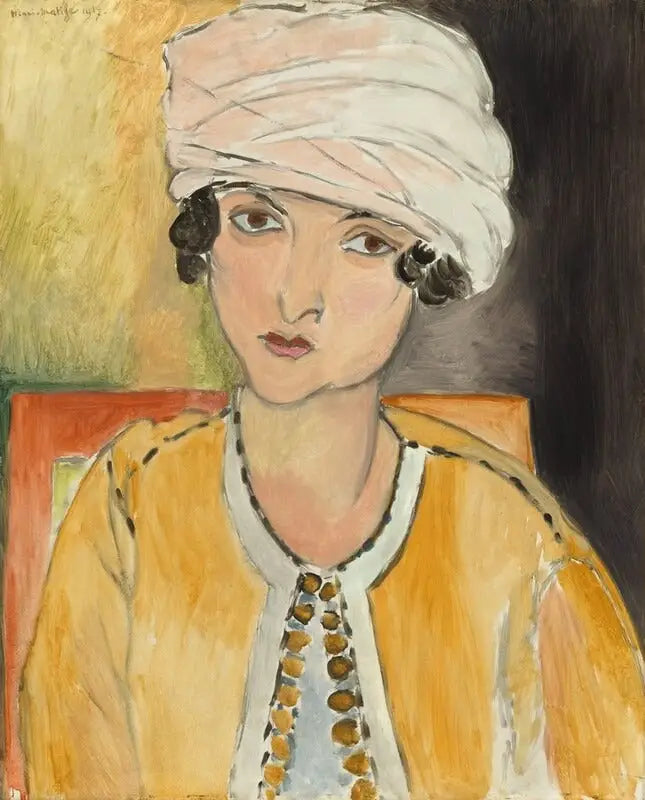 Lorette com turbante, jaqueta amarela - Henri Matisse