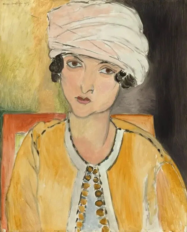 Lorette com turbante, jaqueta amarela - Henri Matisse