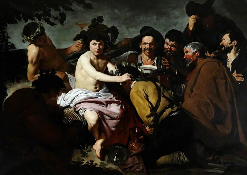 Os bêbados (Le Triomphe de Bacchus) - Diego Velázquez