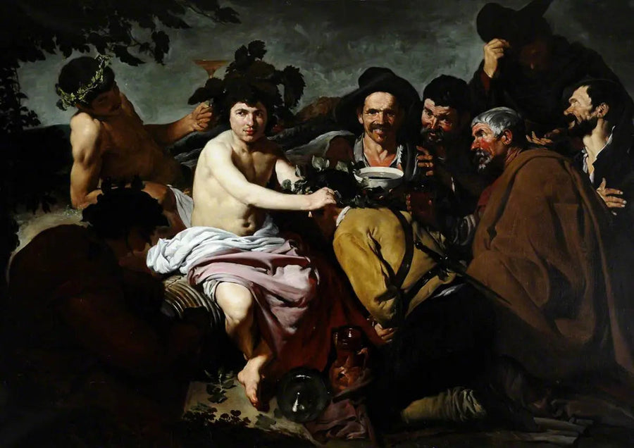 Os bêbados (Le Triomphe de Bacchus) - Diego Velázquez