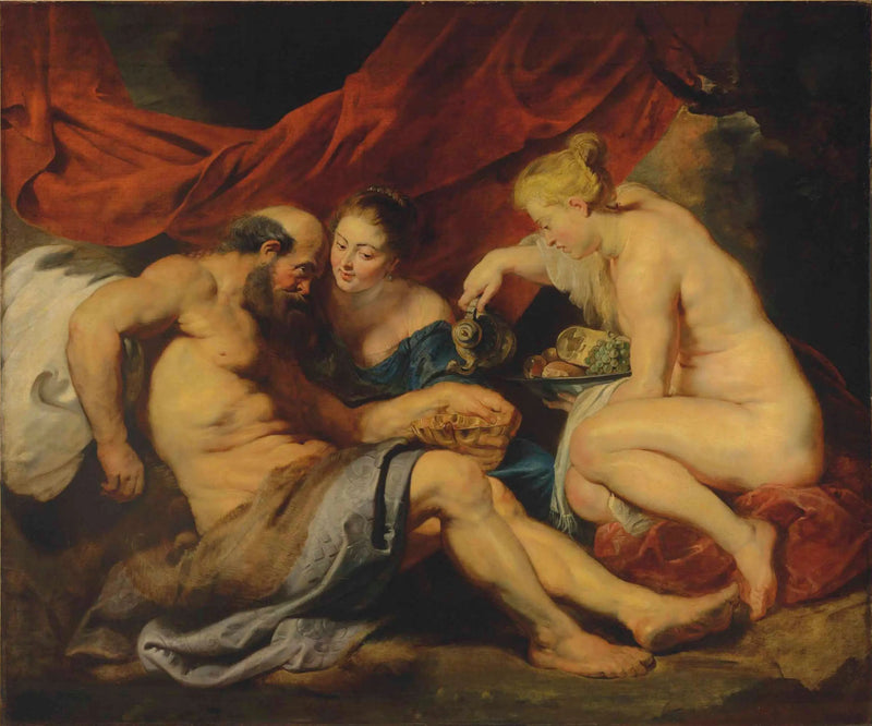 Lote e suas filhas - Peter Paul Rubens