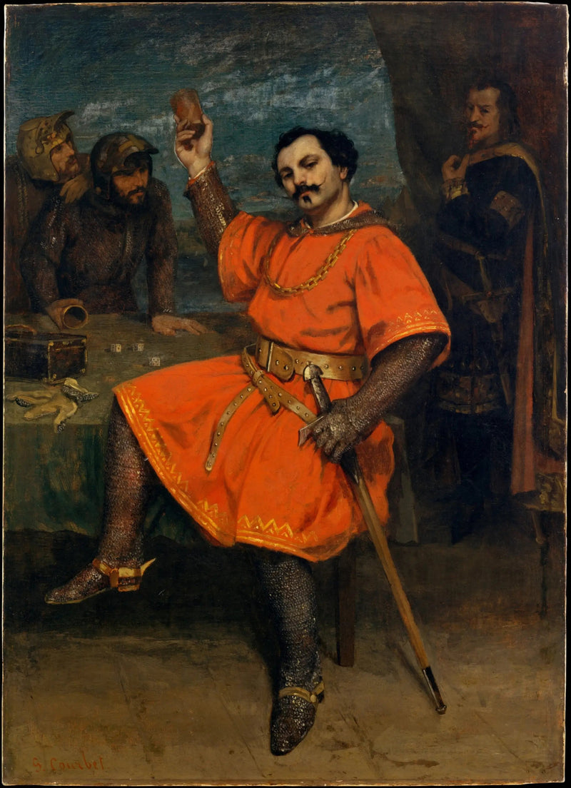 Louis Gueymard no papel de Robert, o Diabo - Gustave Courbet