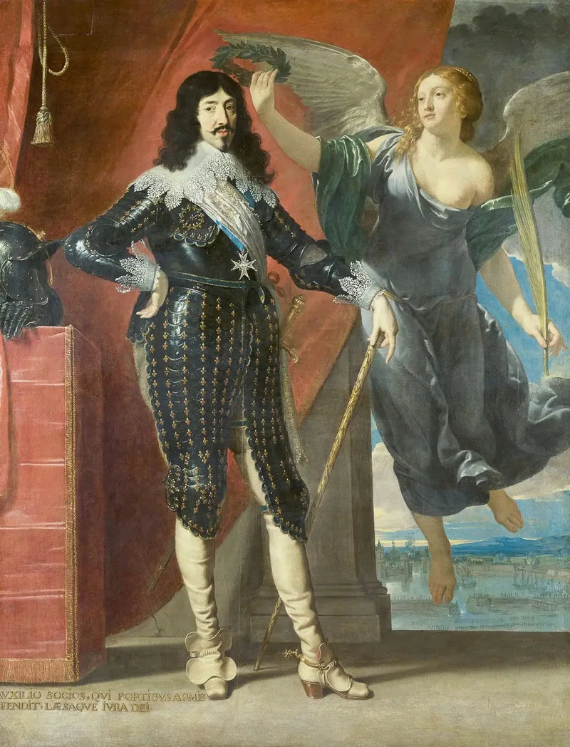 Luís XIII coroado pela Vitória - Philippe de Champaigne