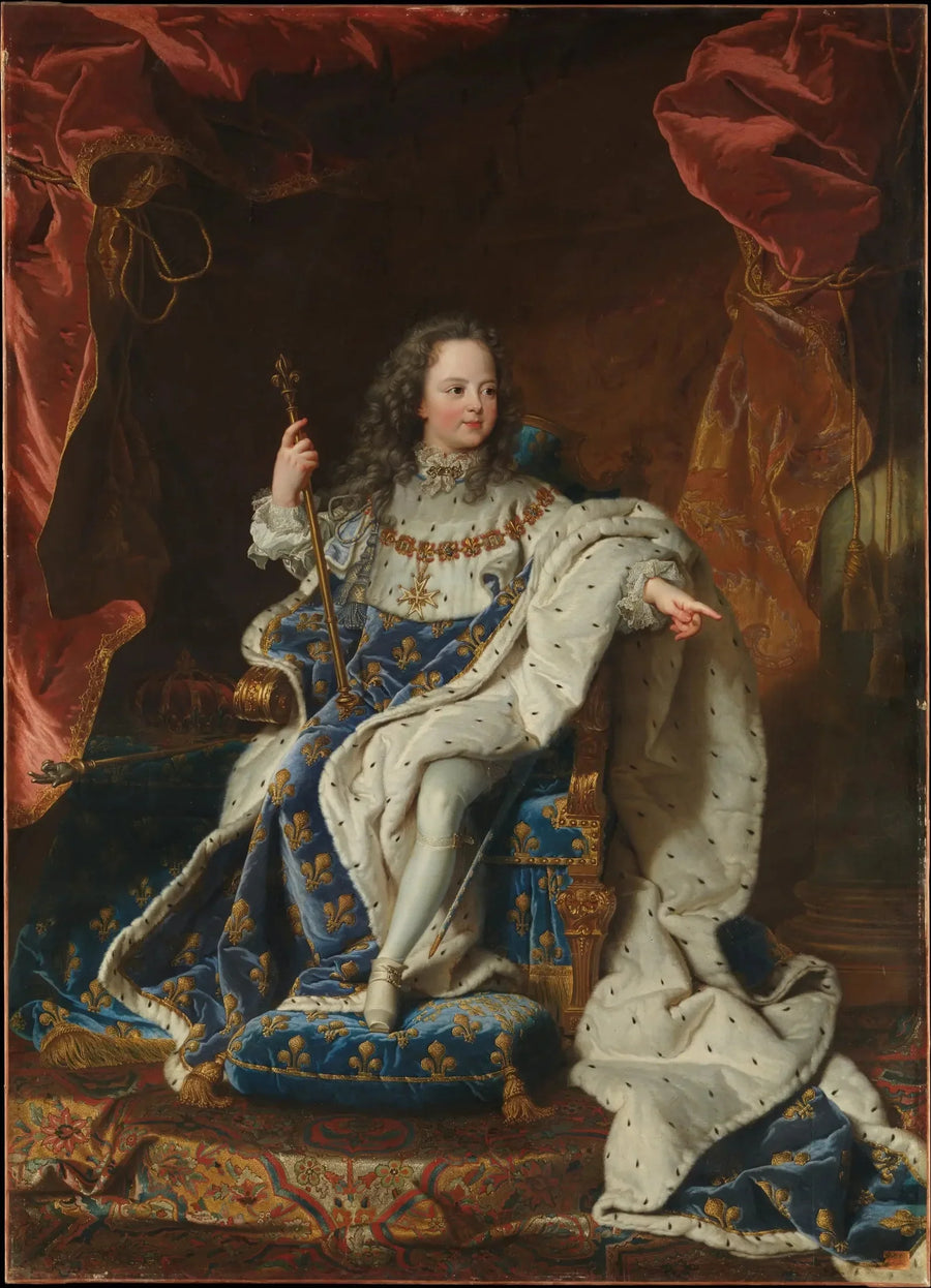 Louis XV da França, criança - Hyacinthe Rigaud