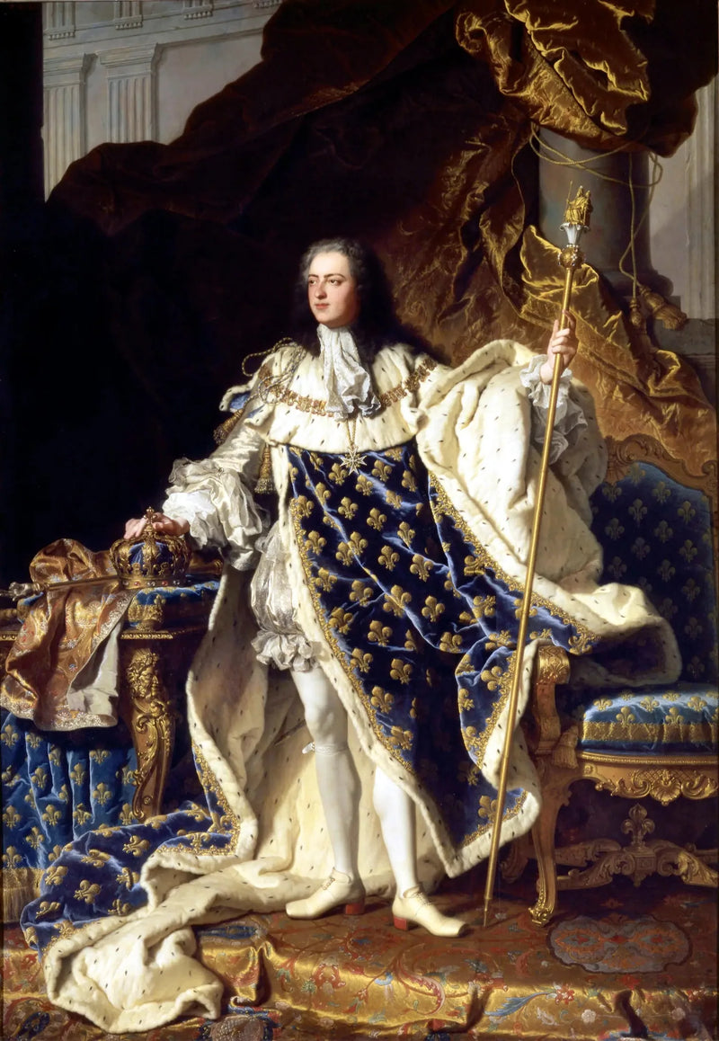 Louis XV, rei da França - Hyacinthe Rigaud