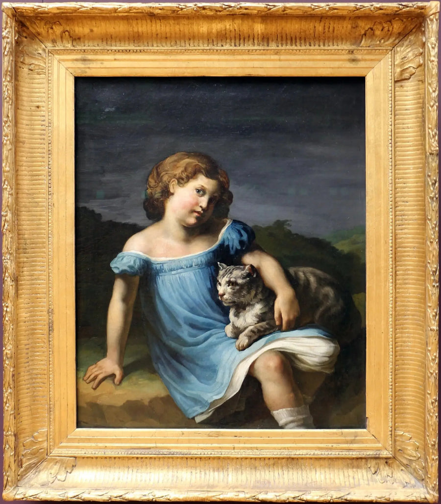 Louise Vernet criança - Théodore Géricault