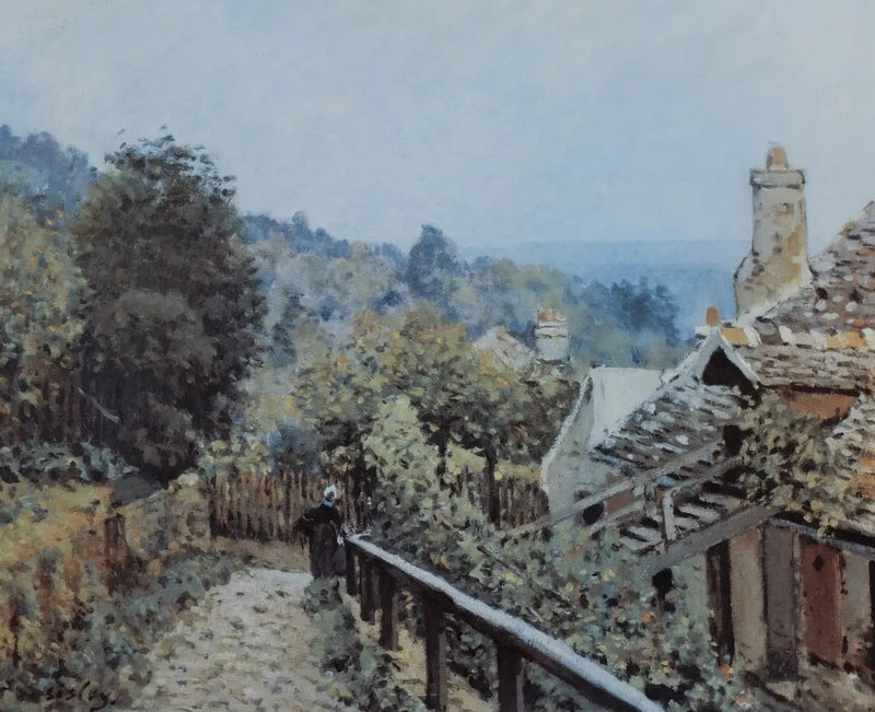 Louveciennes. Trilha da Mi-côte - Alfred Sisley