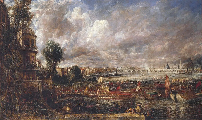 A abertura do ponte de Waterloo - John Constable
