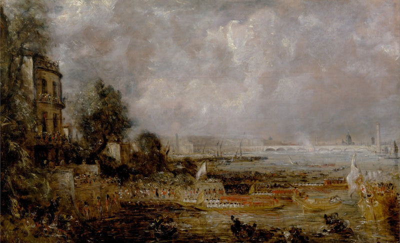 A abertura do ponte de Waterloo - John Constable